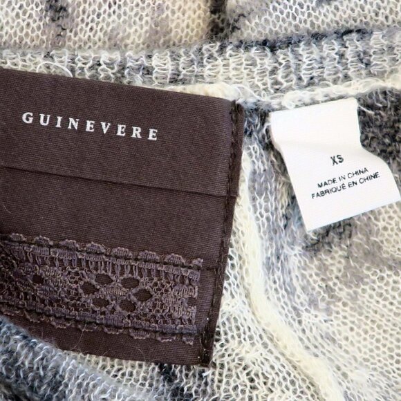 Guinevere Woodland Haze Mohair V Neck Sweater - Picture 4 of 4